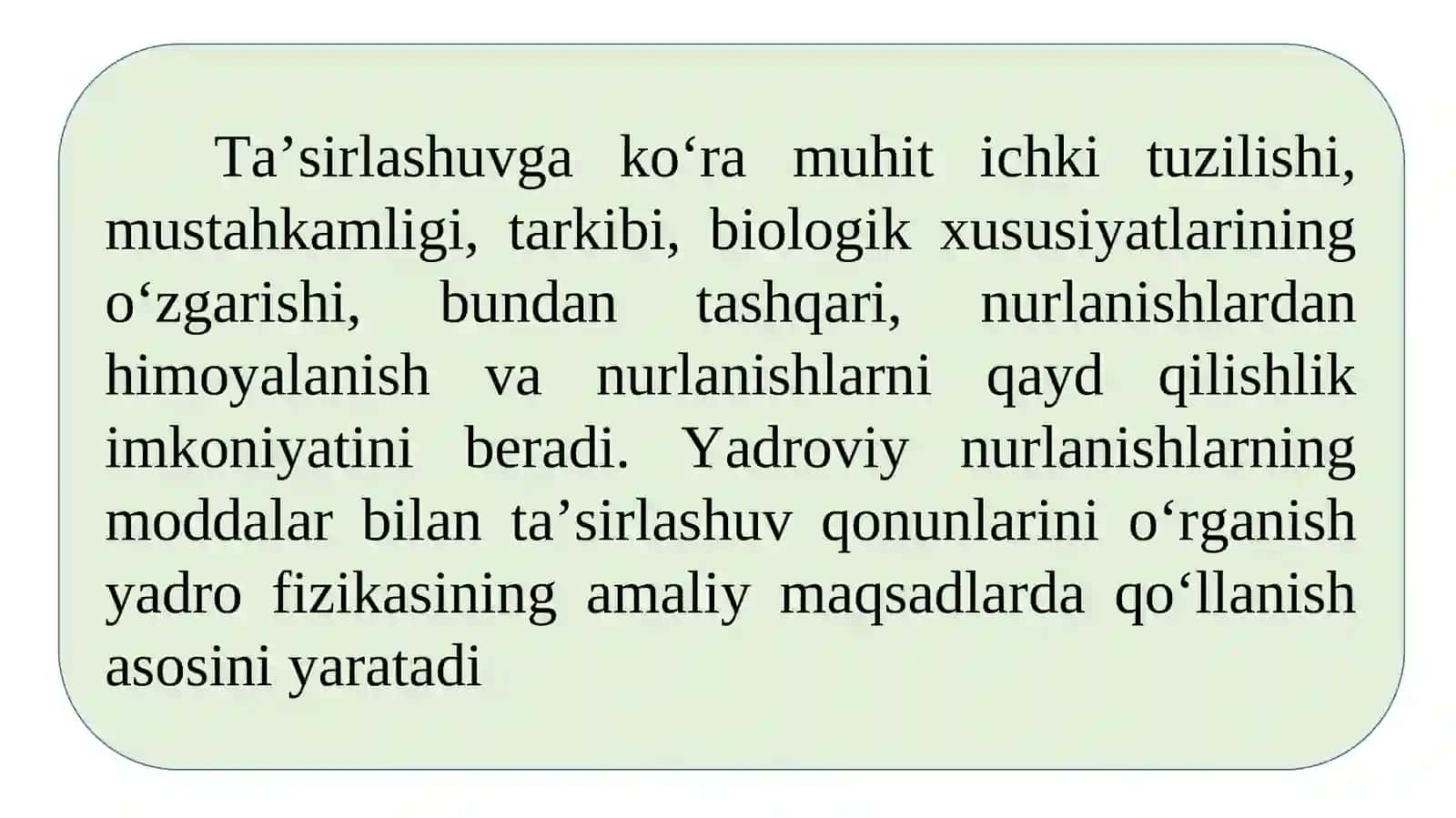 Zaryadlangan og‘ir zarralarningmuhit bilan o’zaro ta’siri 4