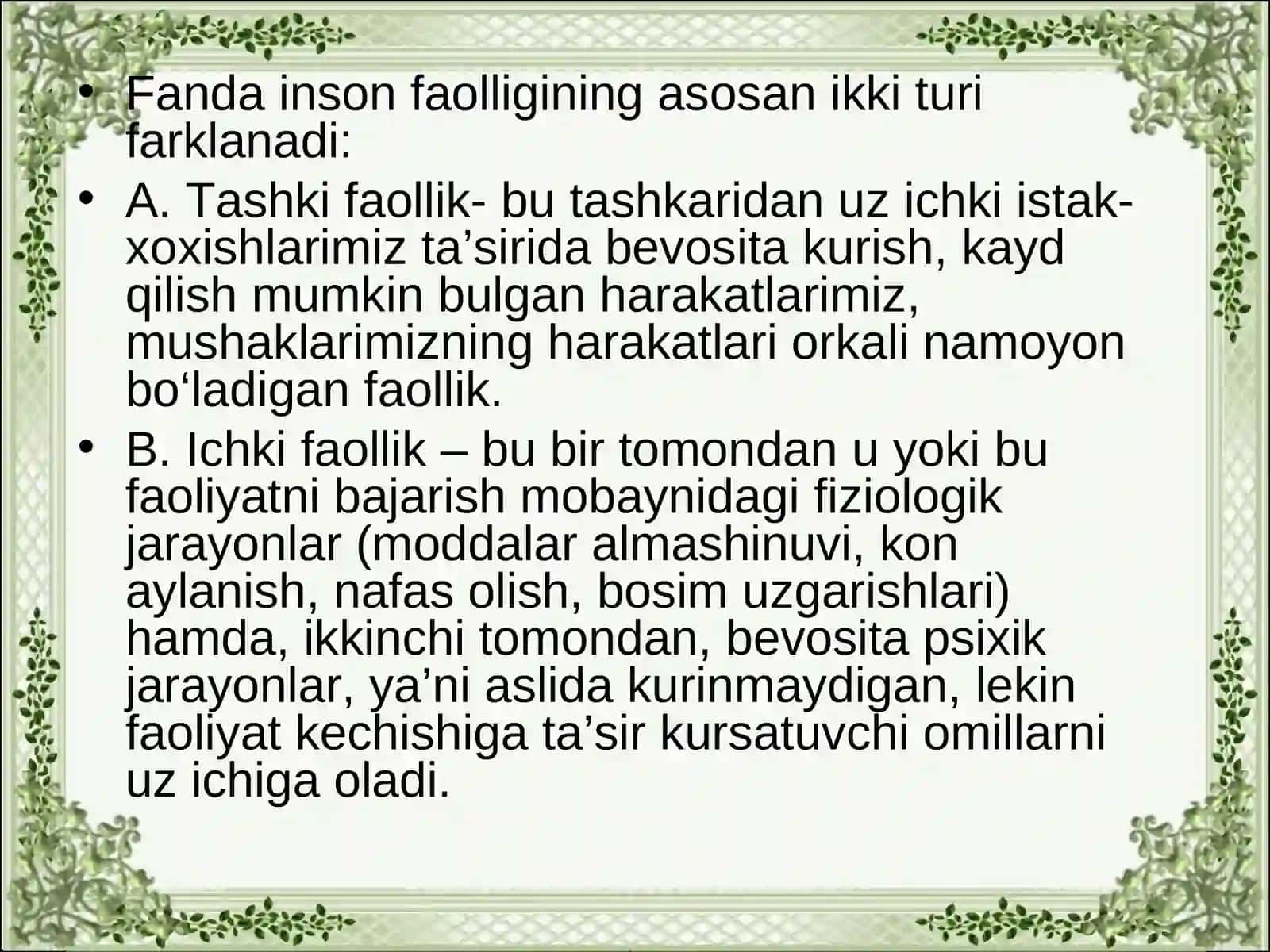 Rahmonova Umriniso Kamolovnaning Psixologik Maslahat va Kouching Taqdimoti 4