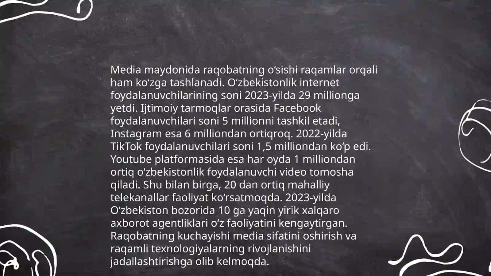 Media maydon tuzilishi va internet jurnalistikasida raqobat muhiti 4