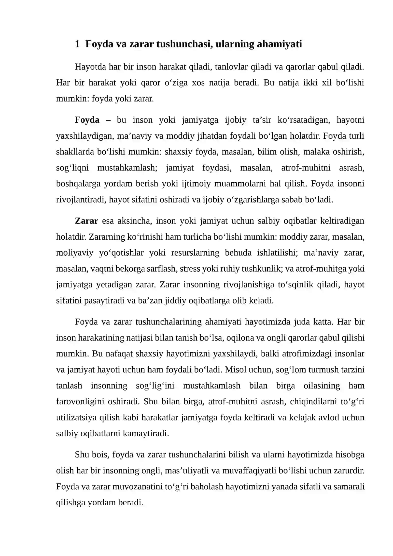 Foyda Yokki Zarar Va Boshqa Umuqlashgan Daromad Xisobotlari 4