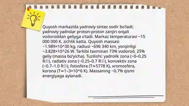 Quyosh sistemasi va sayyoralar 4