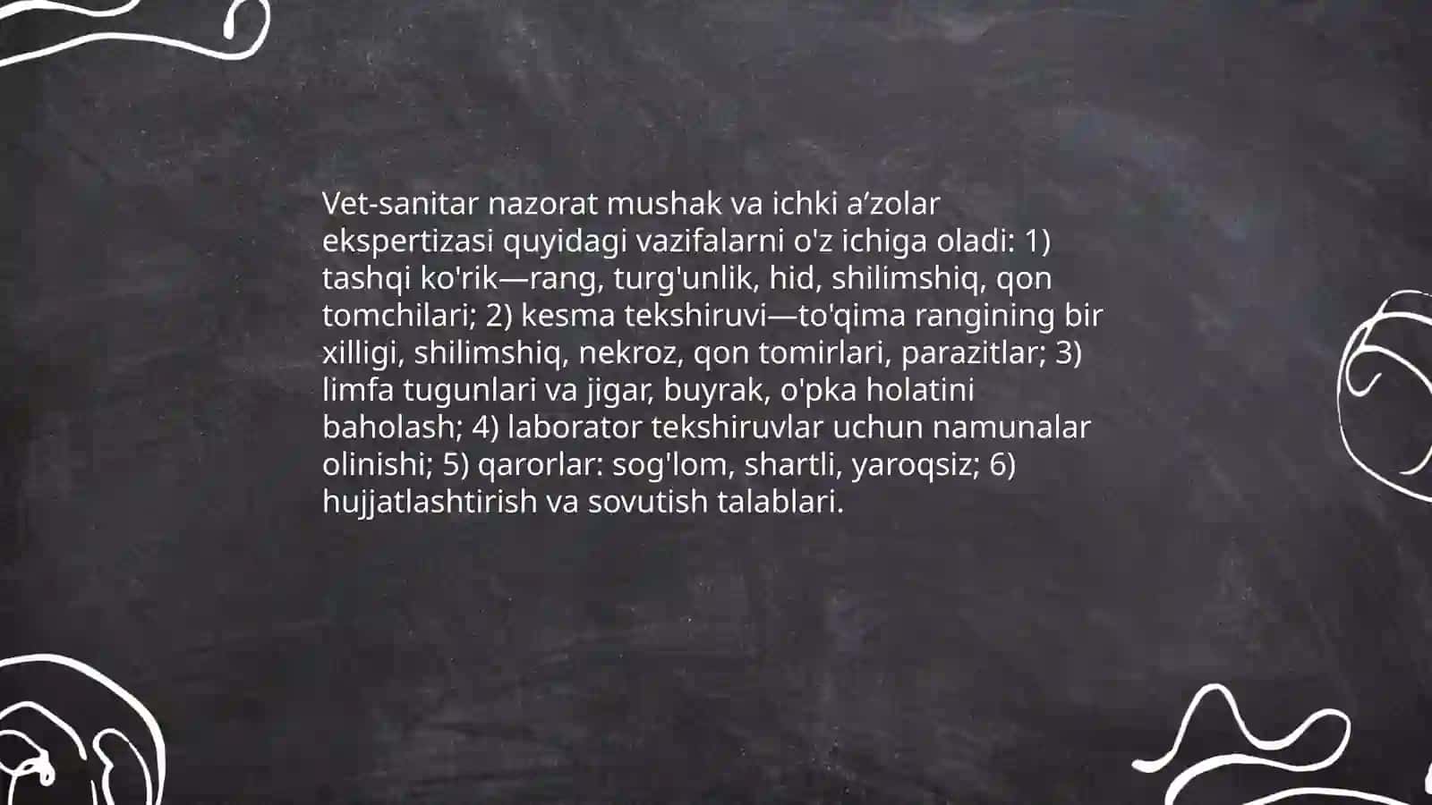 Gosht mahsulotlarini sanitar-gigiyenik ekspertizasi 4