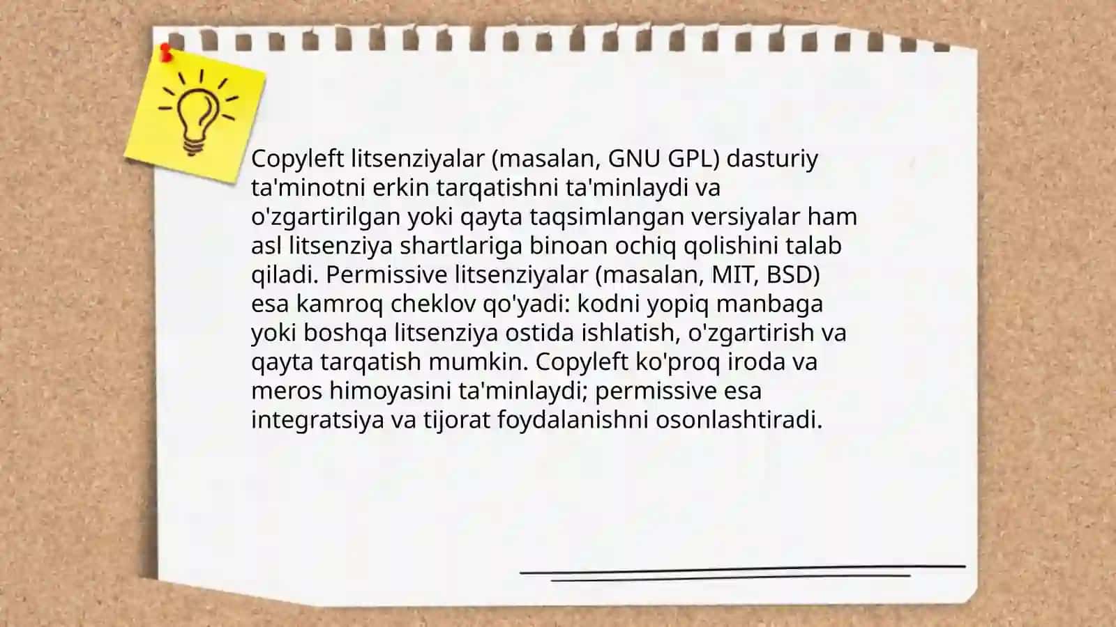 Dasturiy litsenziyalar turlari (Open Source, Proprietary) 4