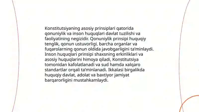 Konstitutsiya huquqiy davlat va baxtiyor jamiyat poydevori 4