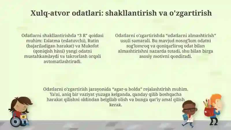 Xarakter xususiyatlari va ularni o'lchash 4