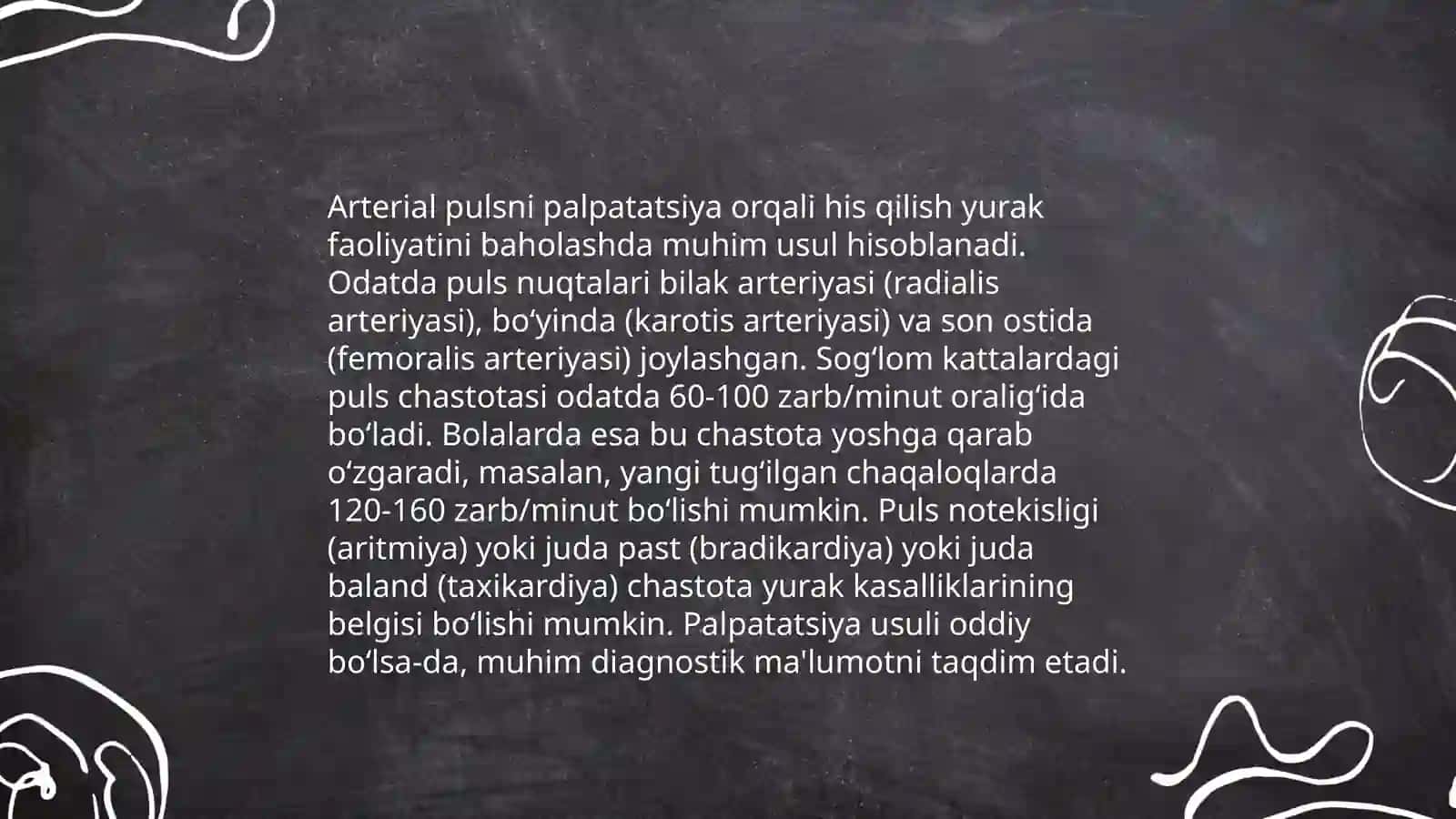 Arterial puls qanday o'lchanadi 4