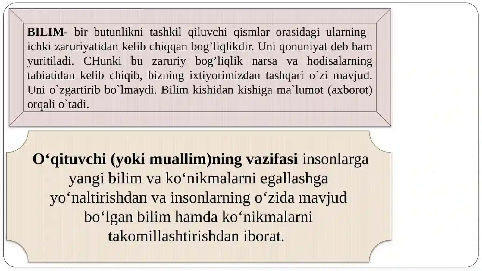 Bilimlarni to’liq o’zlashtirishga yo’naltirilgan ta’lim texnologiyasi 4