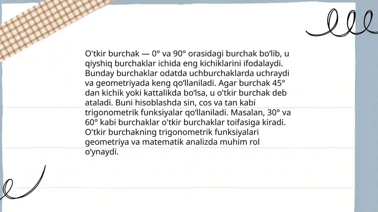 Burchaklar va ularning turlari 4