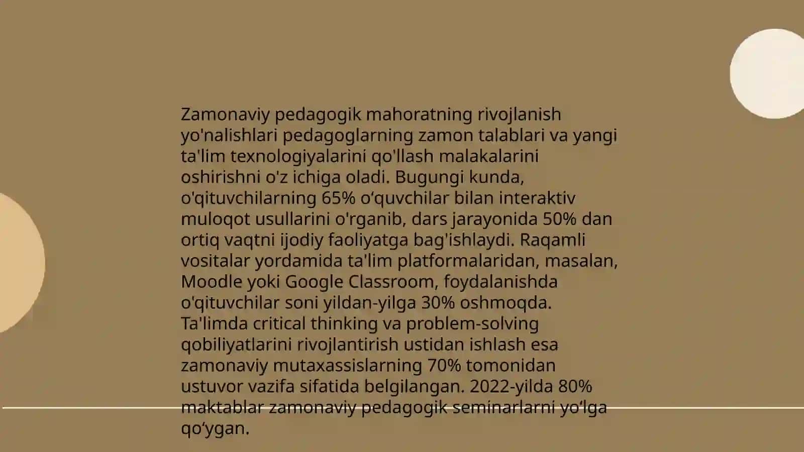 Hozirgi zamon pedagogikasida ilmiy-pedagogik adabiyotlarda pedagogik mahorat, pedagogik texnika 4