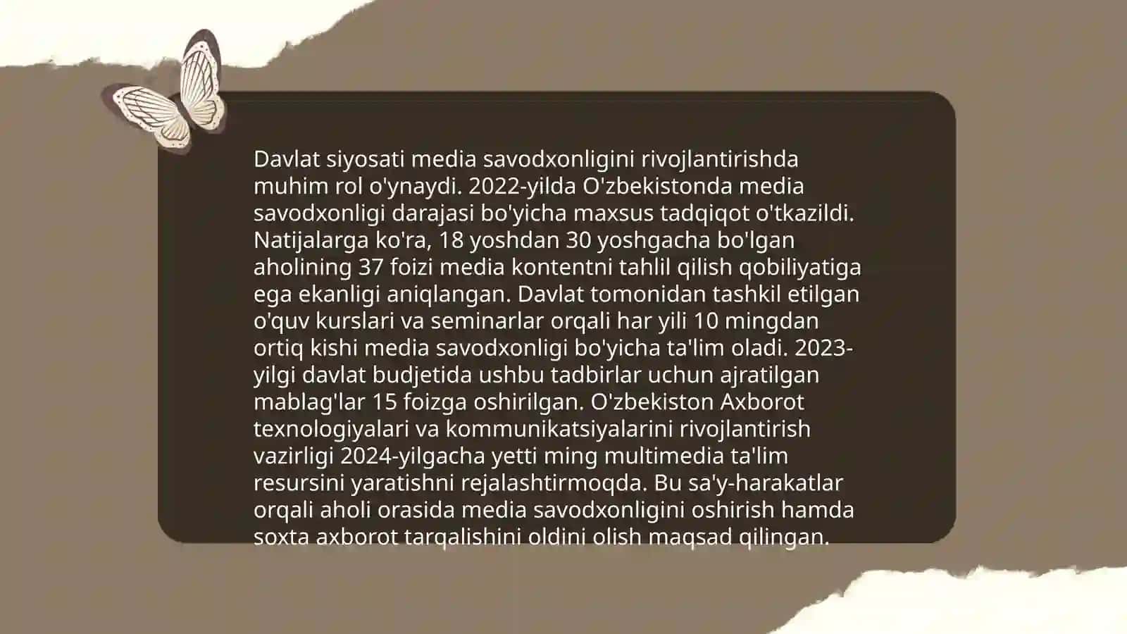 Media va axborot savodxonligi 4