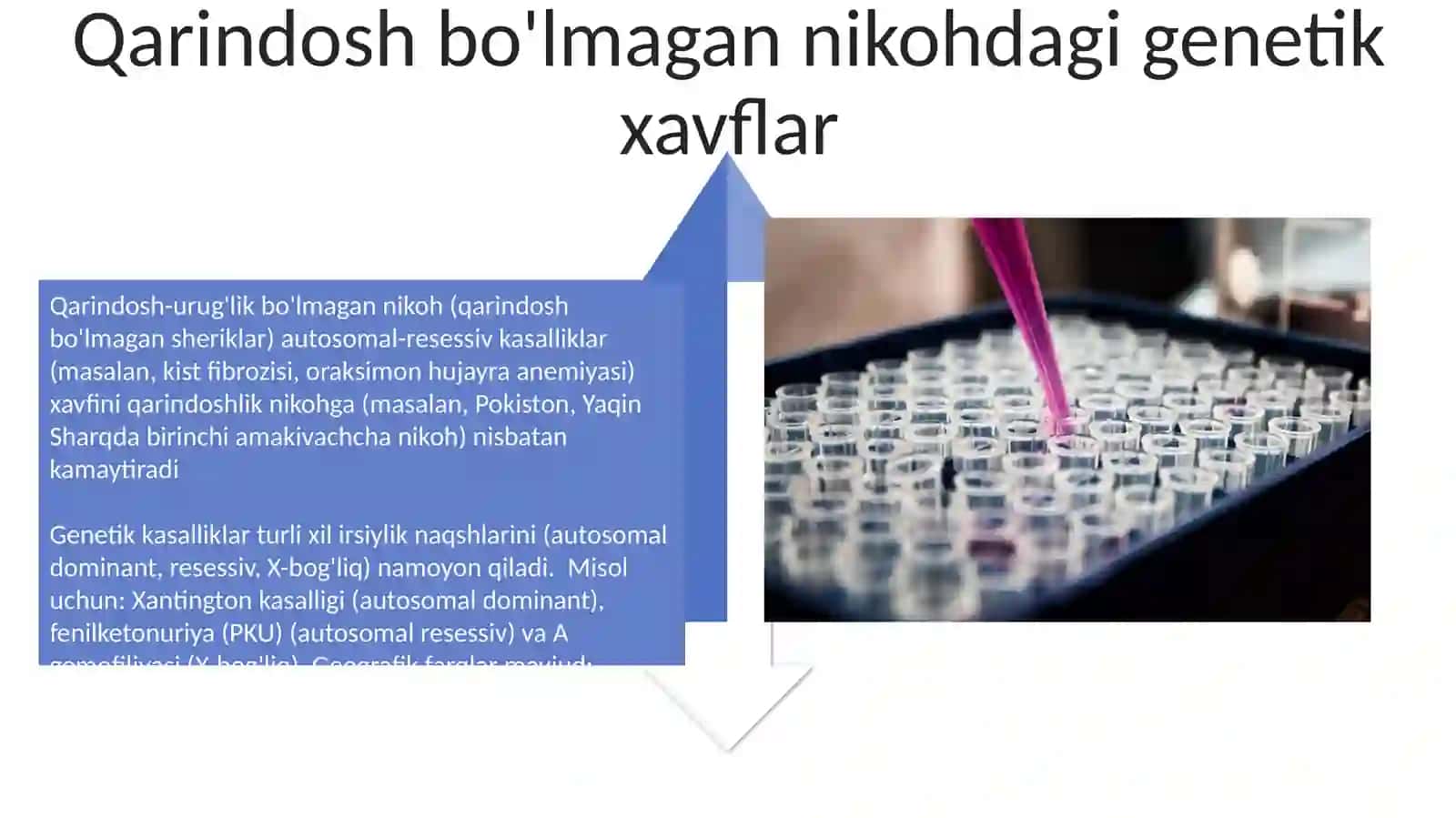 Irsiy kasaliklar.Nikoh turlari.Tibbiy genetik maslahatlar 4