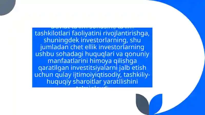 Ta'limto'g'risi bo'yicha qonun 4