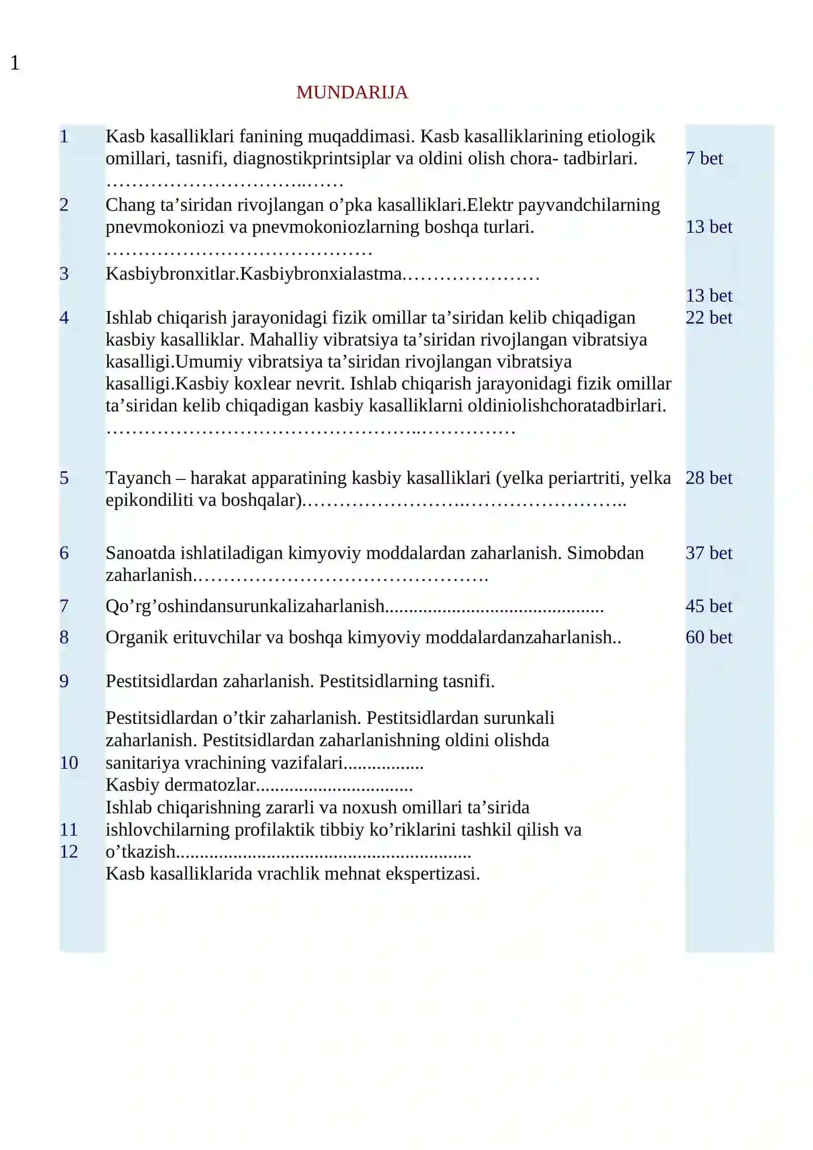 Tibbiy profilaktika ishi ta’lim yo’nalishi 4