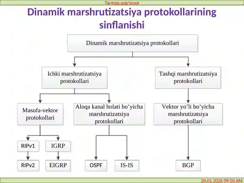 Kompyutertarmoqlari 14-Ma’ruza Tarmoqpog’onasi 4