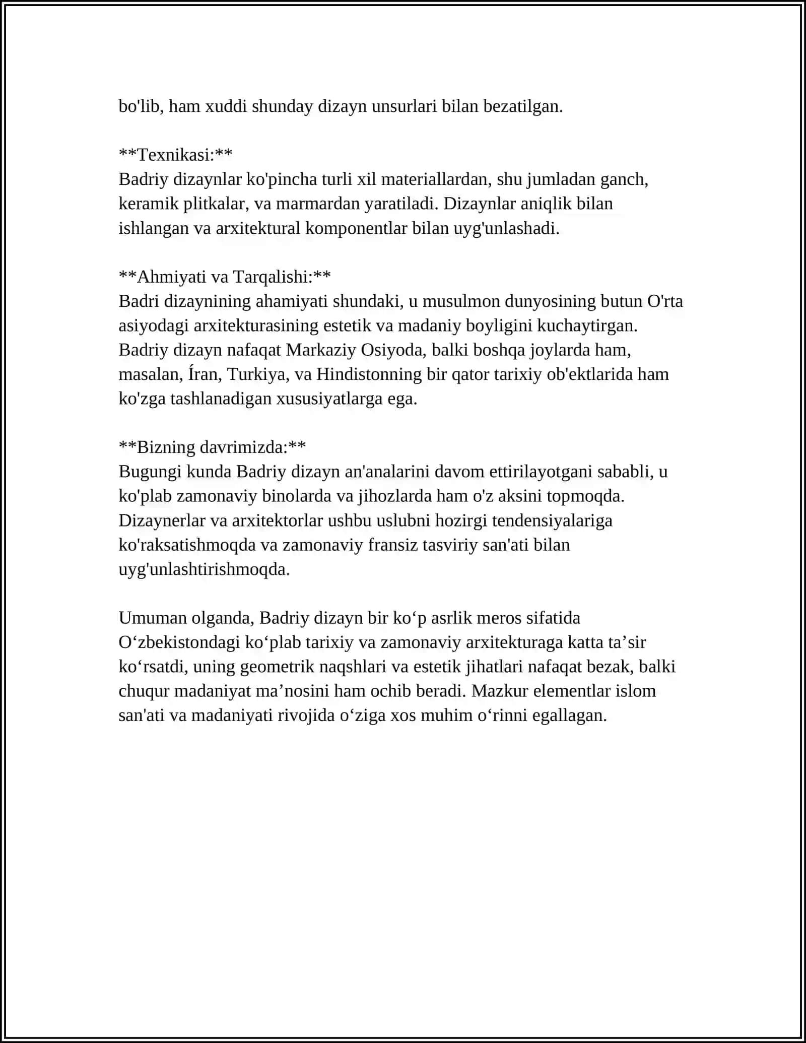 BADIIY KONSTRUKSIYALASH ELEMENTLAR 4