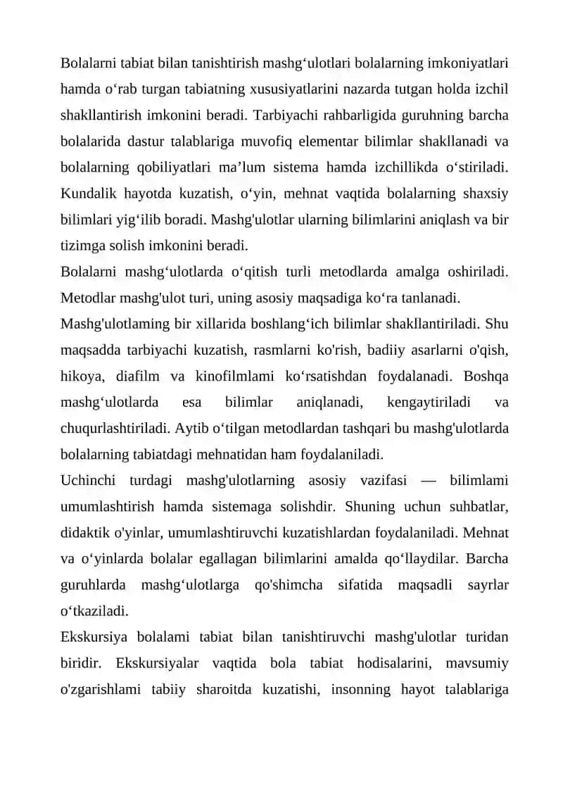 KAR BOLALARNI O’QITISH JARAYONI 4