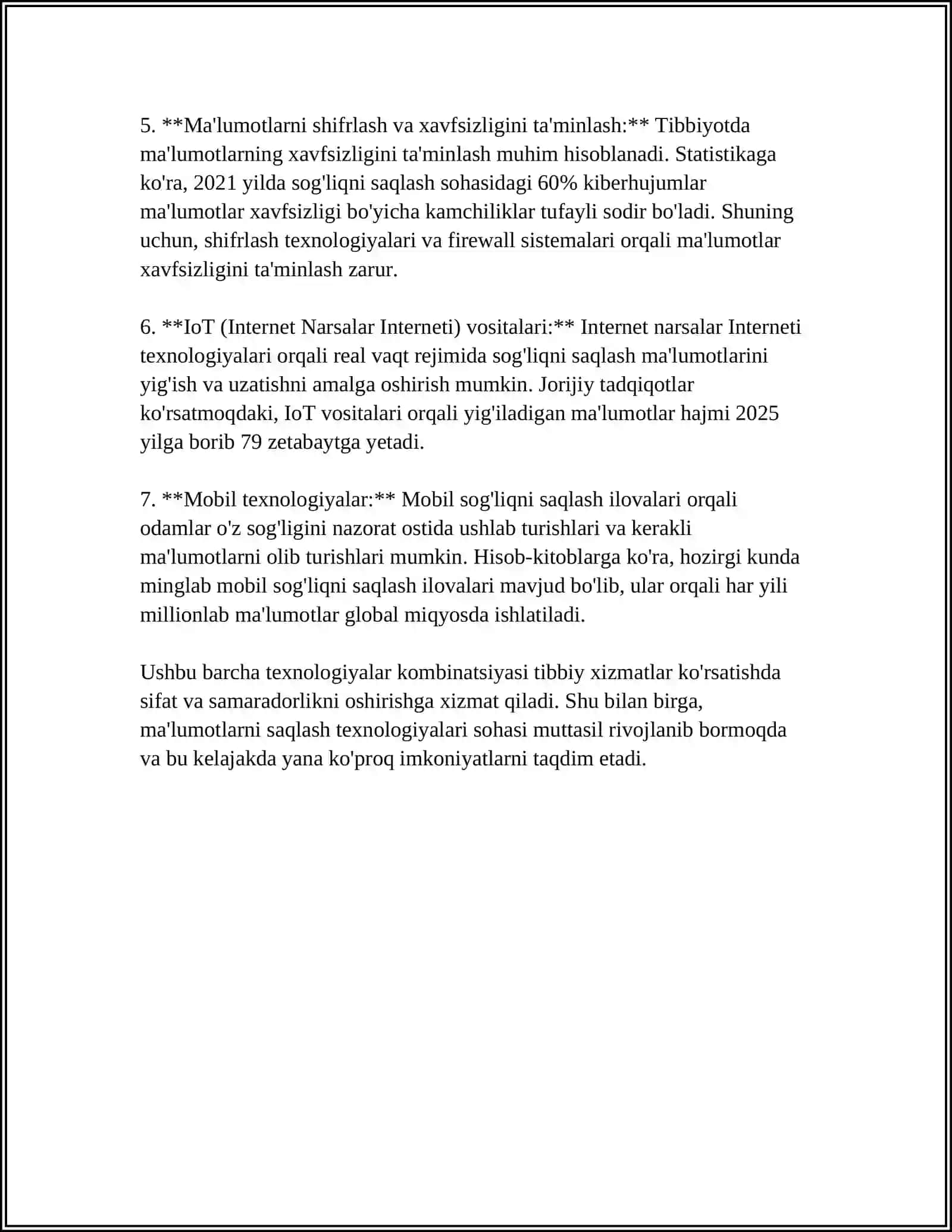 TIBBIYOTDA AXBOROTLARNI ARXIVLASH USULLARI 4