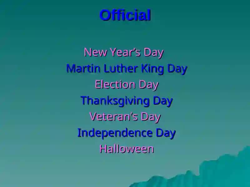 Holidays and Traditions in the USA 4