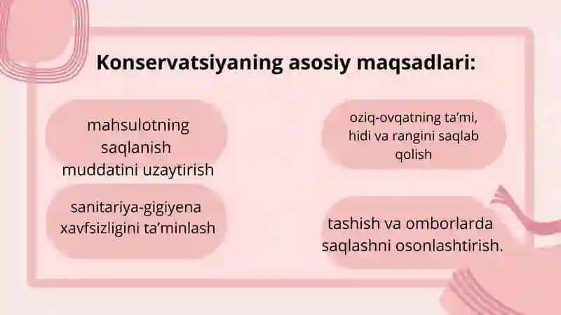 Konservatsiya va saqlashda mikroorganizmlarning taʼsiri 4