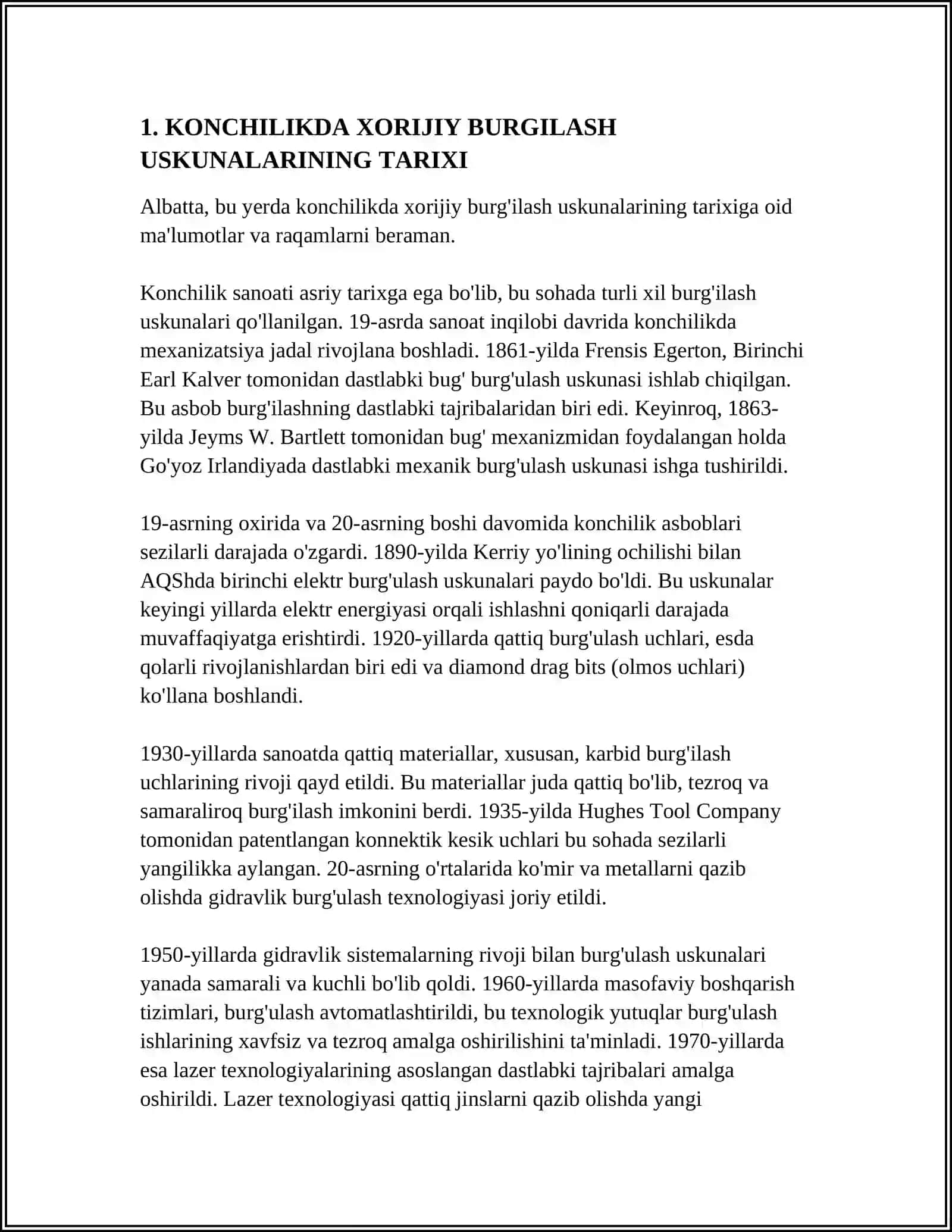 KONCHILIKDA XORIJIY BURGILASH USKUNALARINING QO'LLANILISHI 4