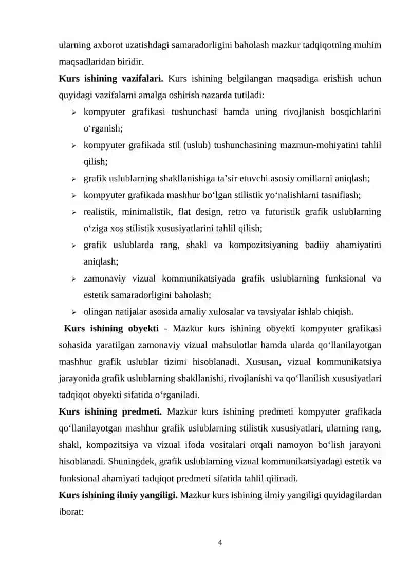Kompyuter grafikada mashhur uslublarni stilistik tahlil qilish 4