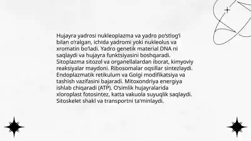Tiriklik belgilari va ularning biologik ahamiyati 4