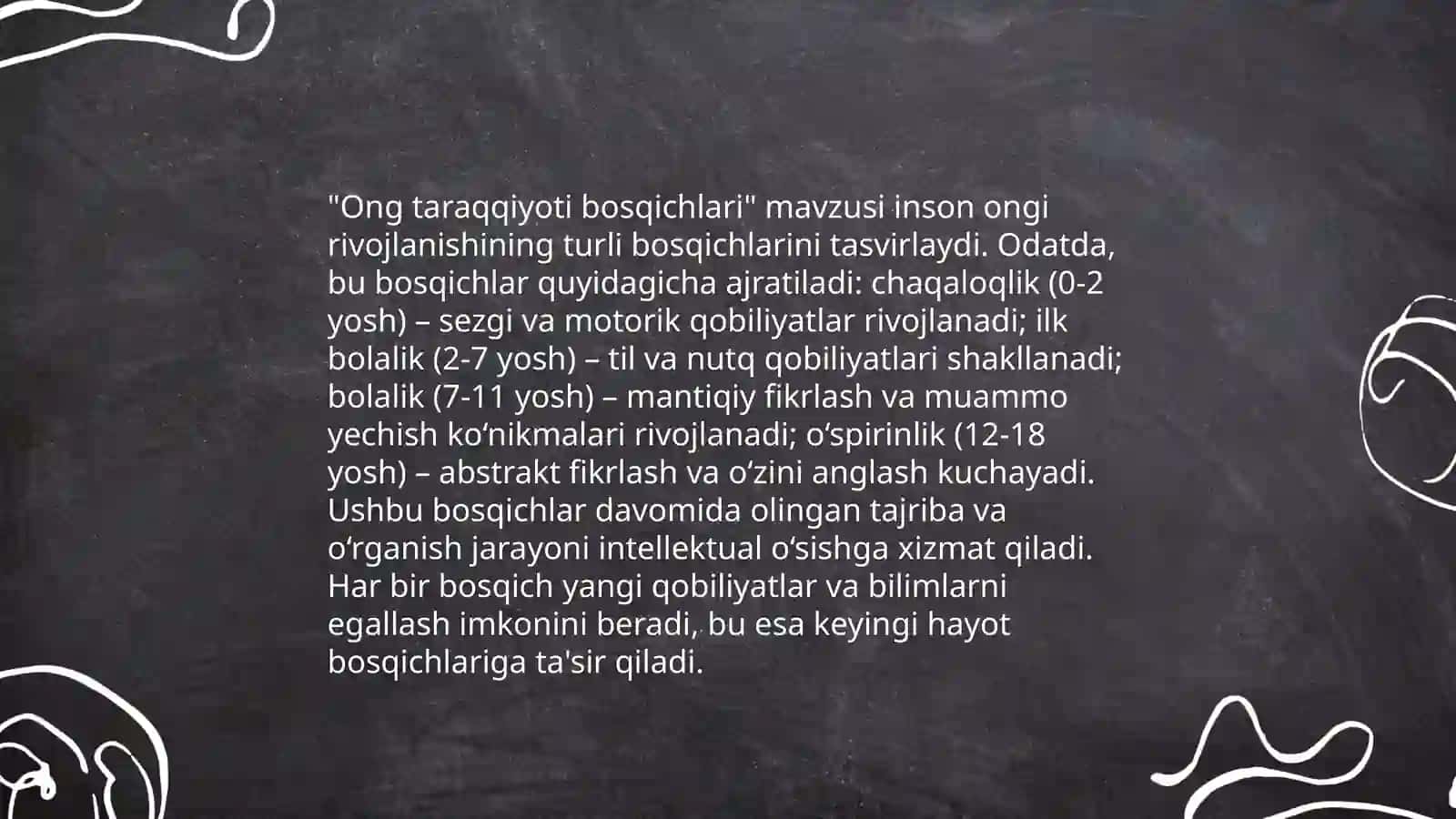 Ong taraqqiyoti va ongsizlik 4
