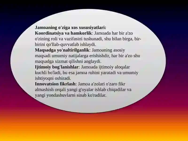 Mavzu:Jamoa va guruhlarni boshqarishning o`ziga xosligi 4