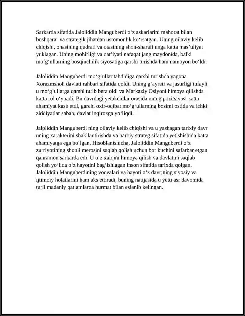 Jaloliddin Manguberdi 4