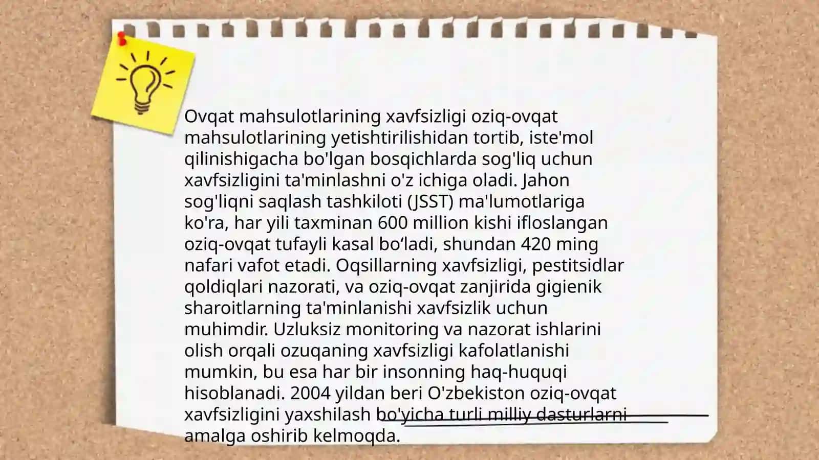 Ovqat mahsulotlarining gigiyenik nazorati 4