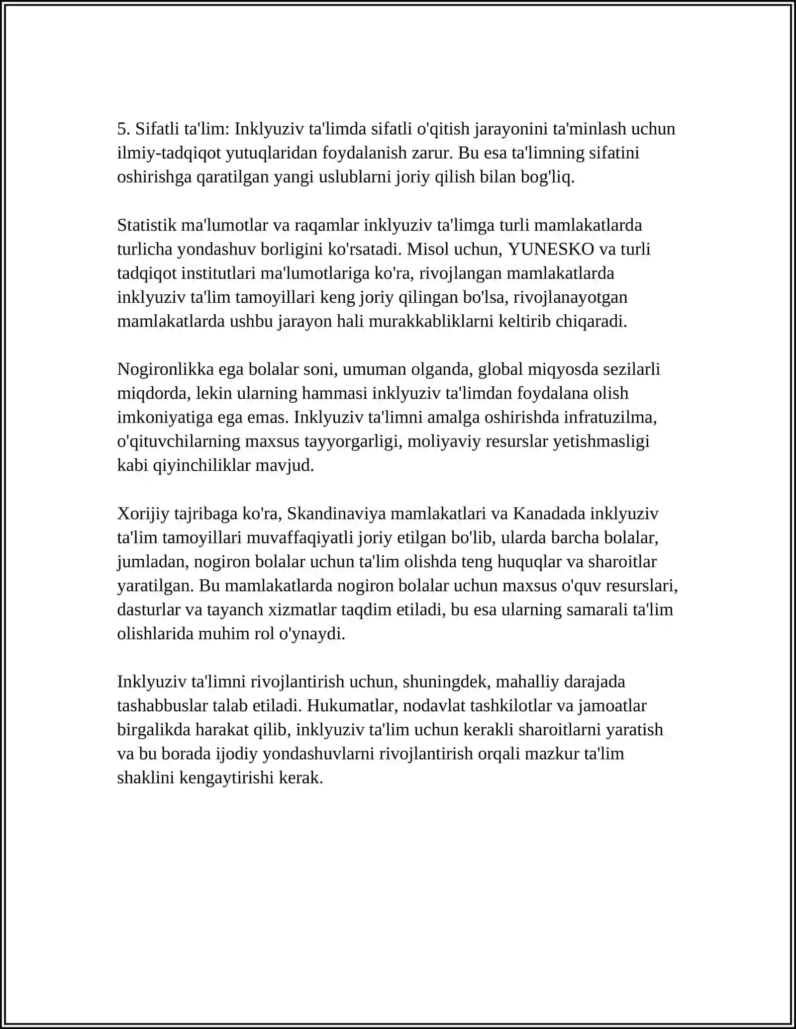 INKLYUZIV VA INTAGRATSION TA‘LIMNING QIYOSIY TAHLILI 4