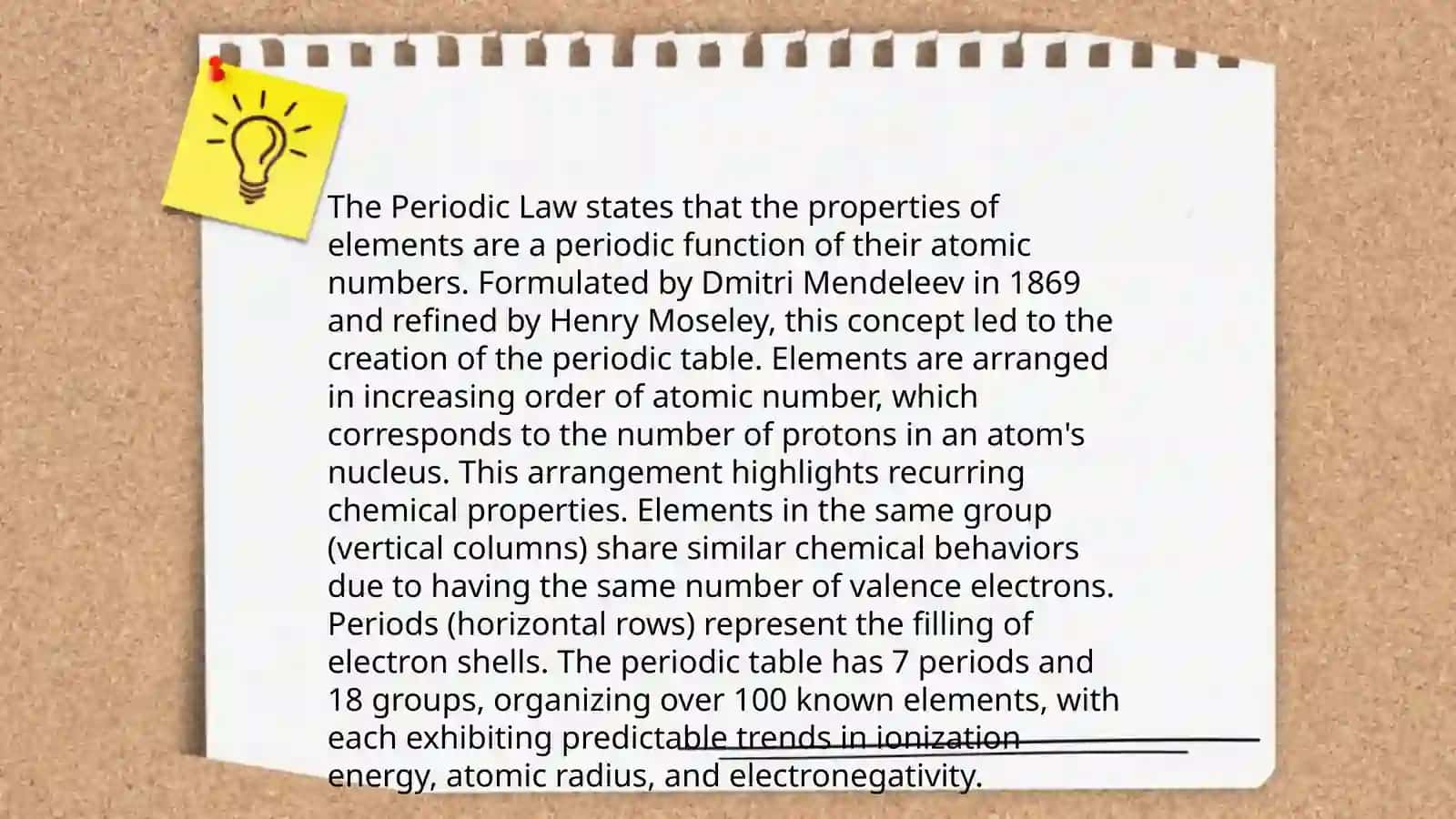 Mendeleev’s contribution in chemistry 4