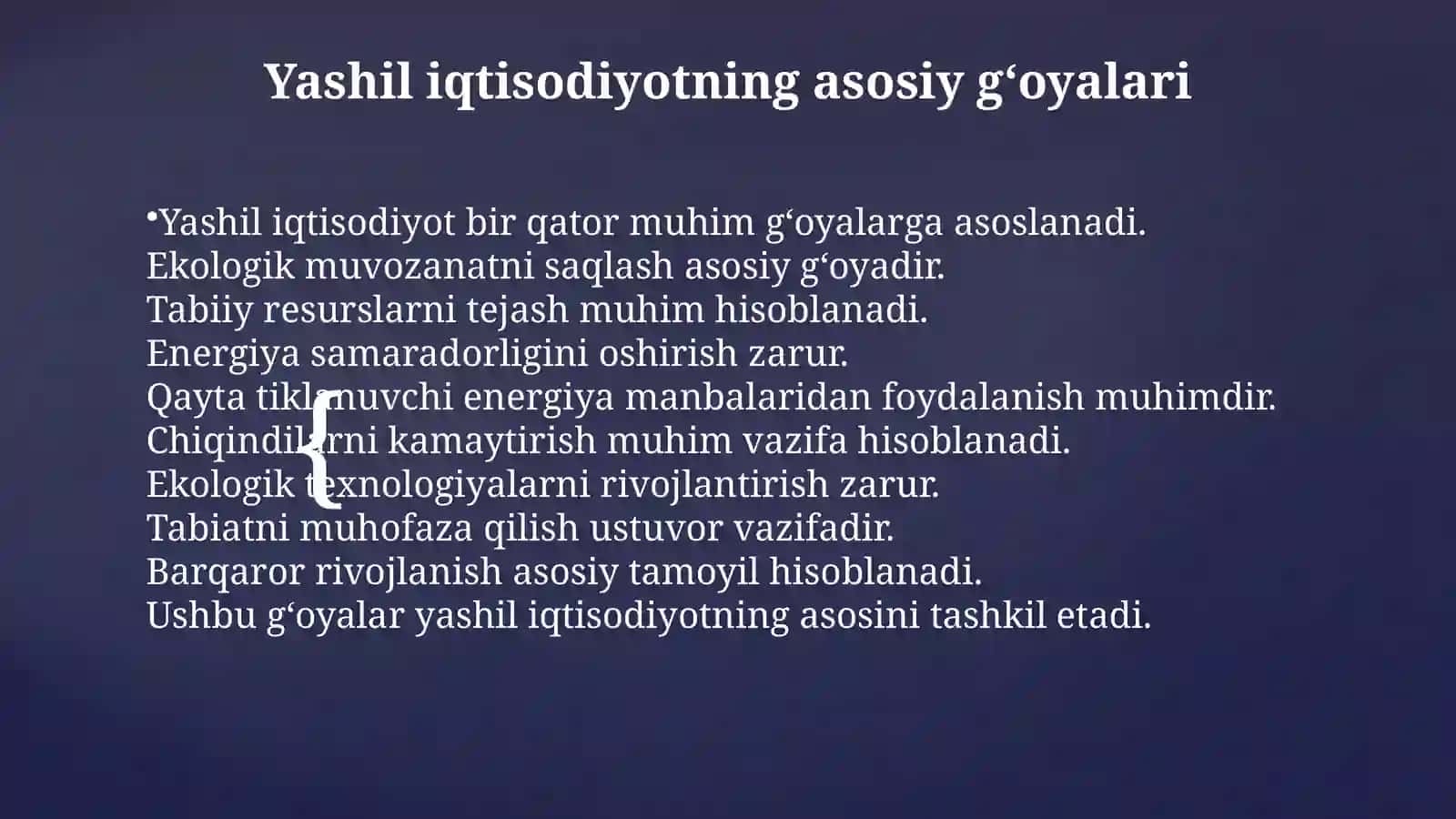 YASHIL IQTISODIYOT FANINING ASOSIY VAZIFALARI 4