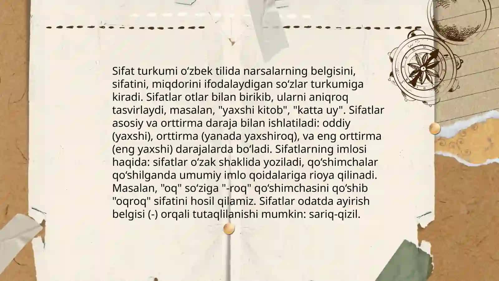 So'z turkumlarini o'rganishda hosil qilinadigan orfografik bilimlar 4