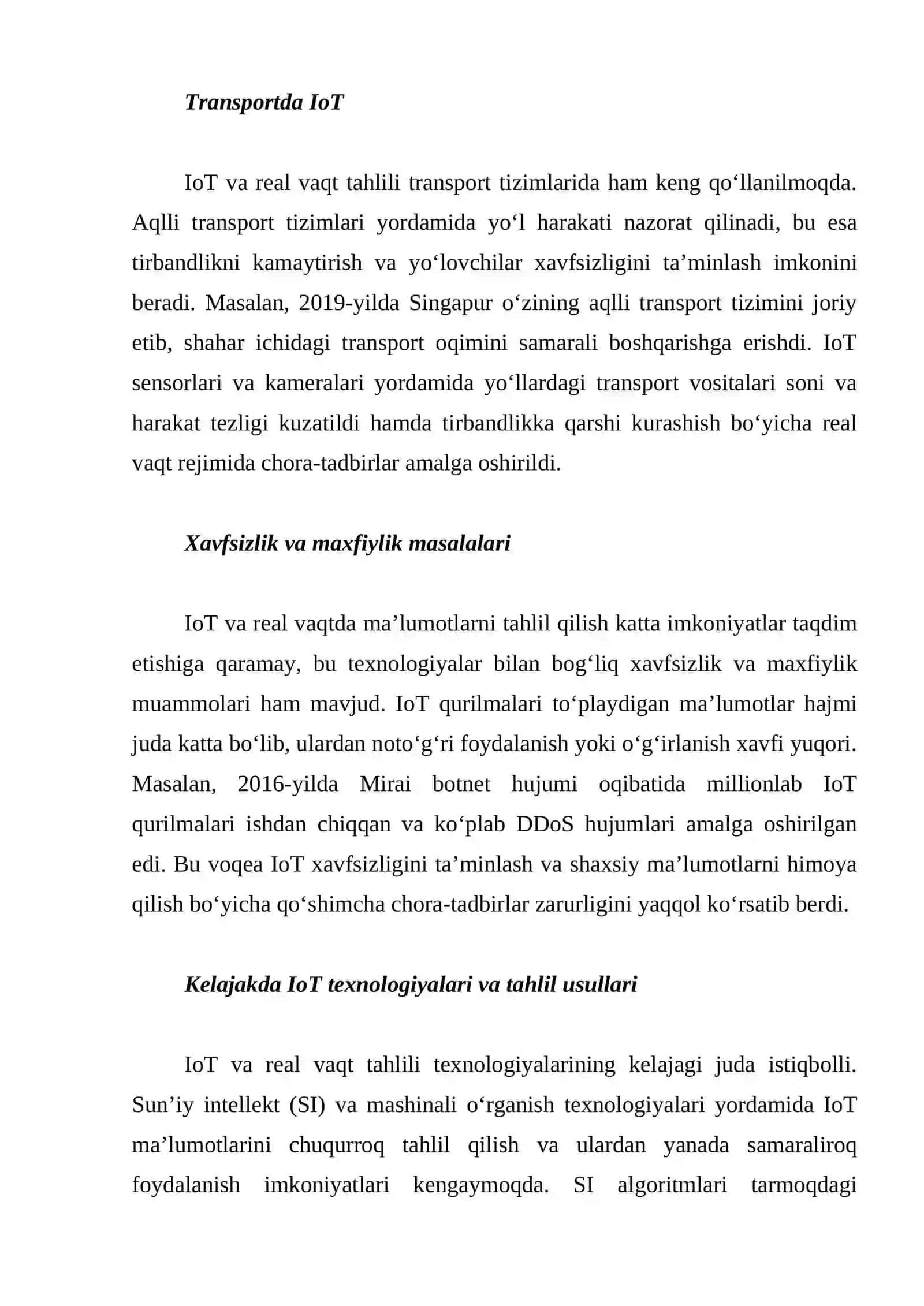 Real vaqt rejimida ma’lumot yixish va taxlil qilish tizimm 4