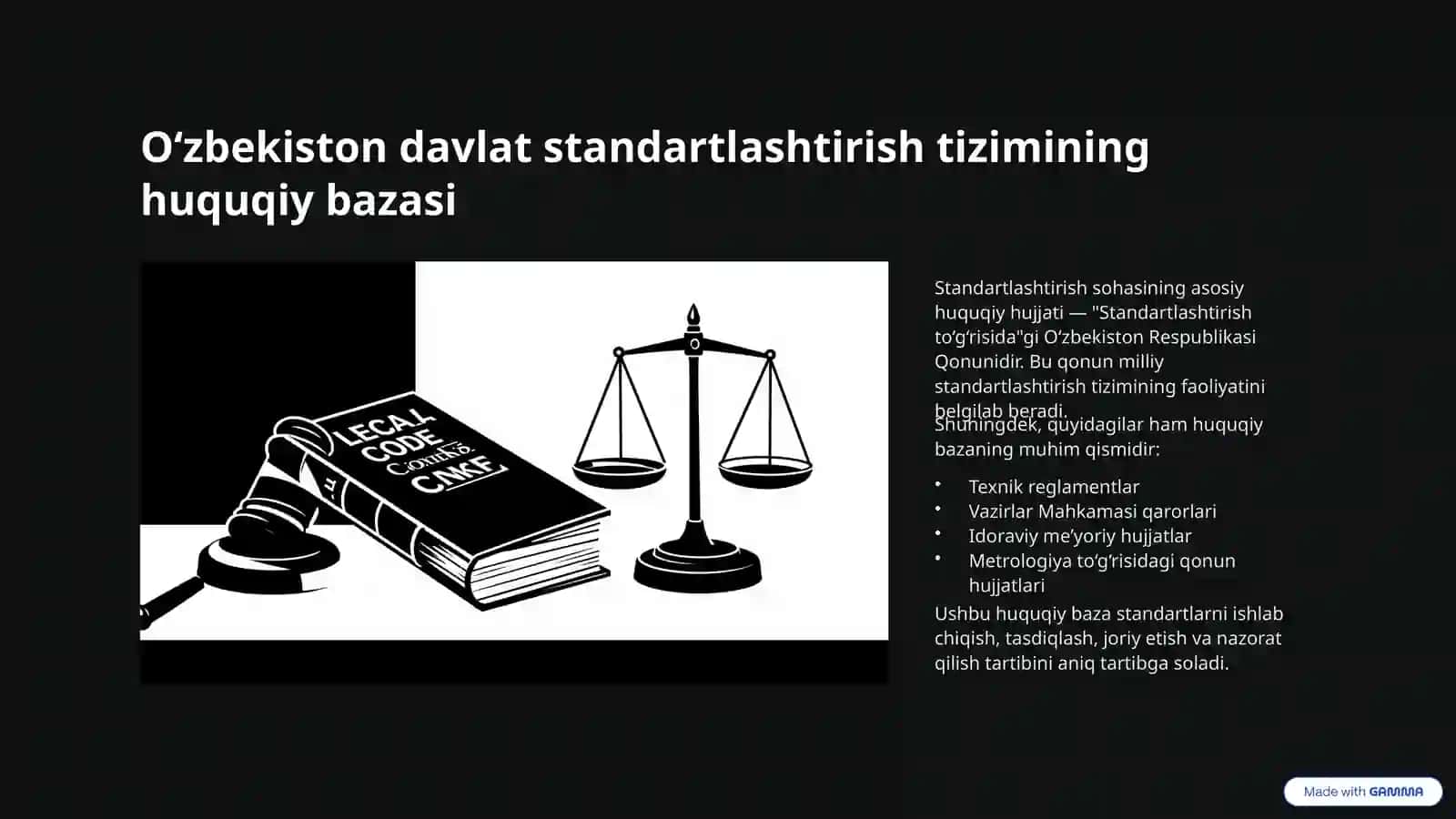 O‘zbekiston davlat standartlashtirish tizimi: Nazariya va Amaliyot 4