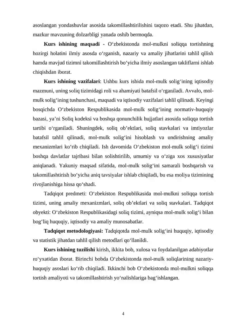 O‘zbekistonda Mol-Mulqni Soliqqa Tortishning O‘zigaxos Xususiyatlar 4