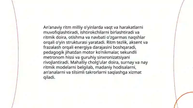 Milliy o'yinlarda musiqadan foydalanish metodikasi 4