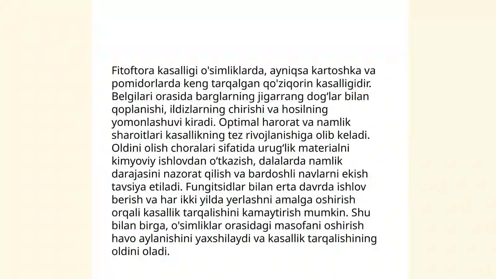 Kartoshka kasalliklari va ularga qarshi kurash choralari 4