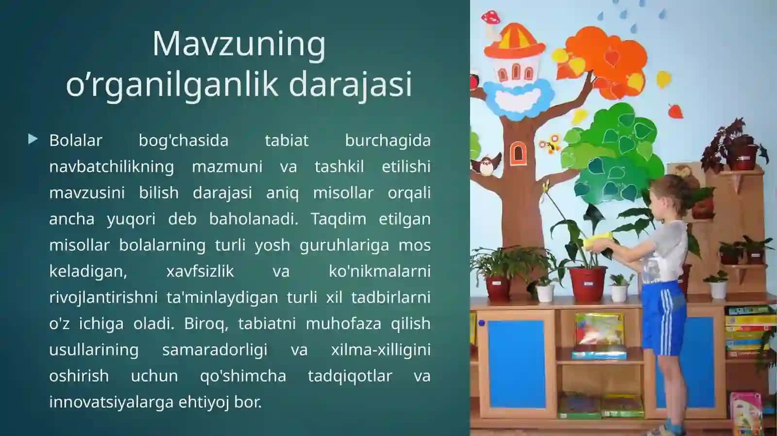 Tabiat burchagidagi navbatchilik va uning mazmuni 4