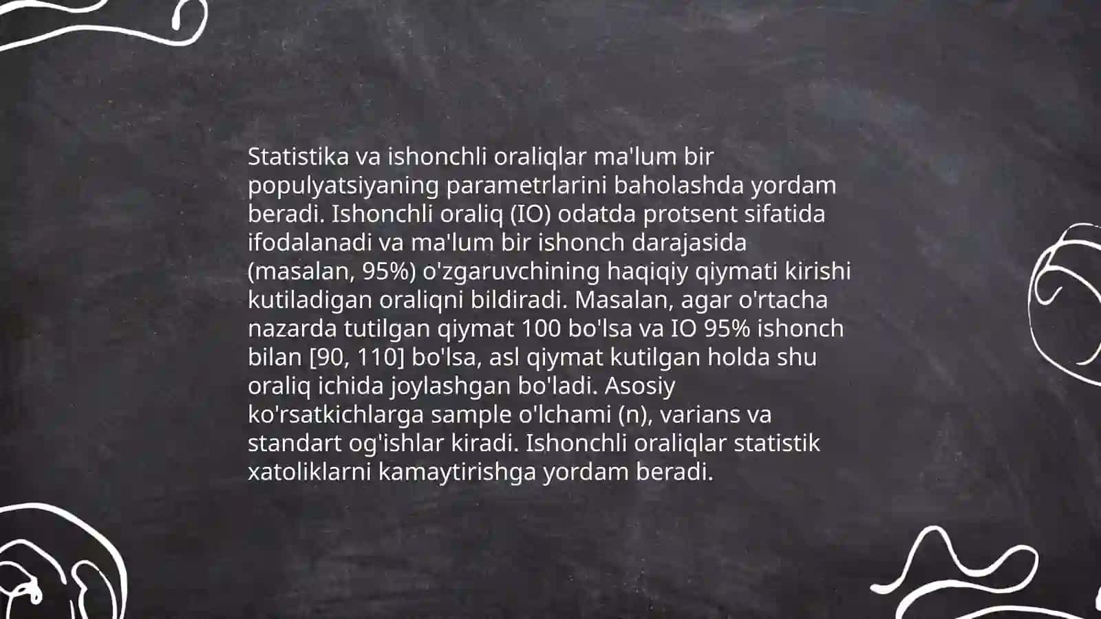 Teng imkoniyatli va ko’p marta o’lchangan miqdorning eng ishonchli qiymati va aniqligini baholash 4