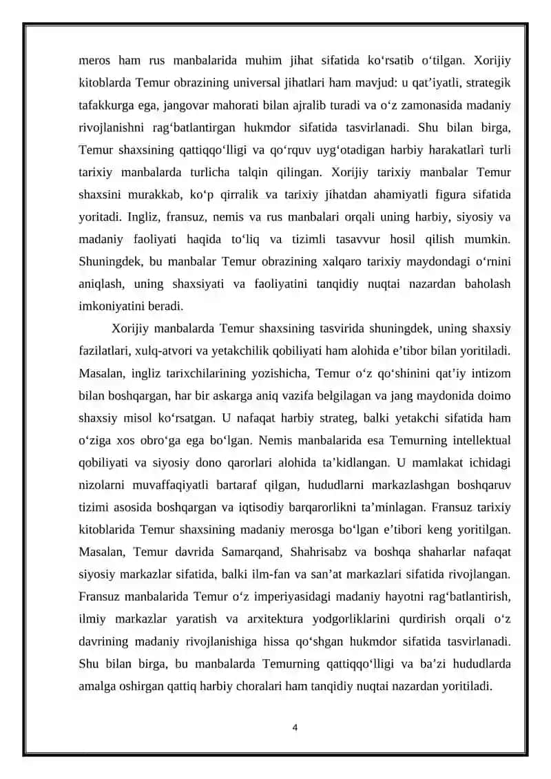 Temur haqida chop etilgan xorijiy kitoblar 4