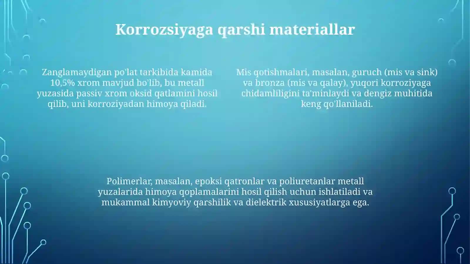 Uyda  kooroziyani  yoqotish 4