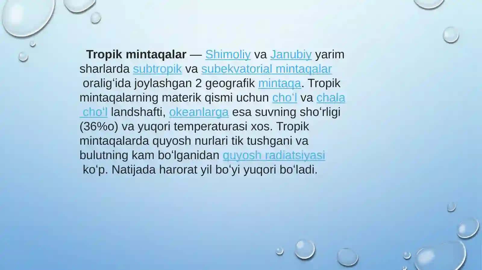 Tropik mintaqa tuproqlari geografiyasi 4
