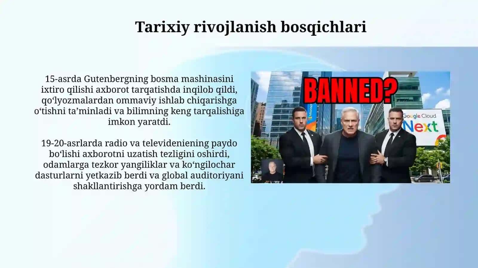 Media maydonda axborot tarqatish madaniyati 4