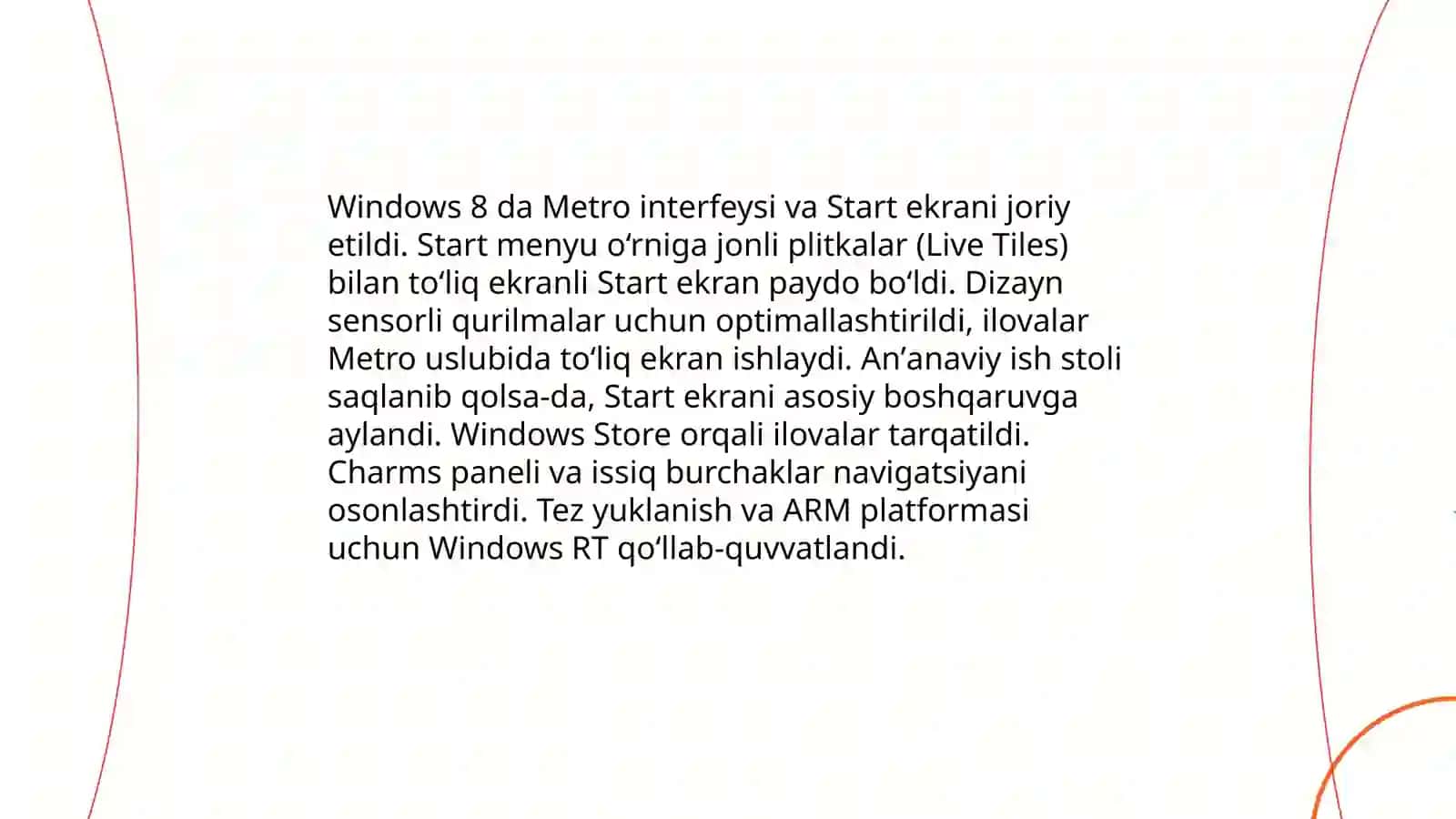 Windows 7, 8, 10, 11 tizimlar va ulardagi yangi o'zgarishlar 4