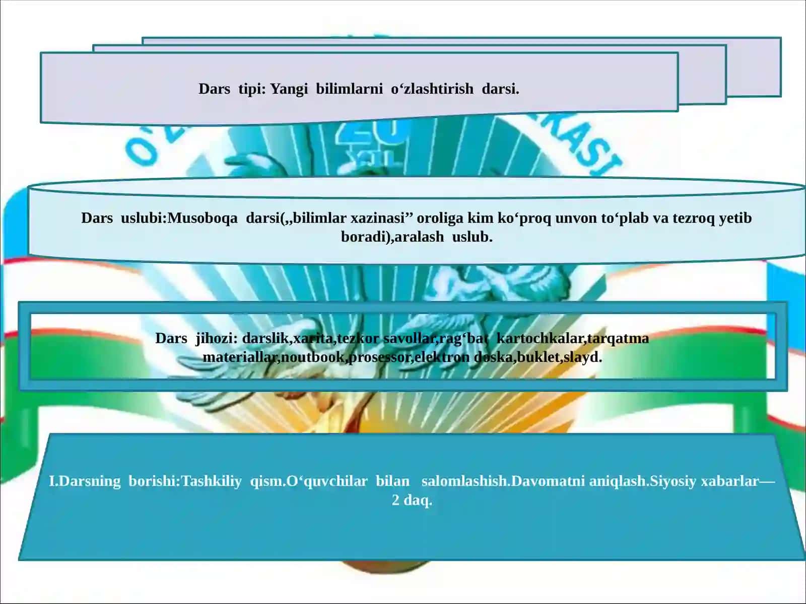 8-sinf O'zbekiston tarixi fanidan Buxoro amirligida harbiy ish dars ishlanma 4