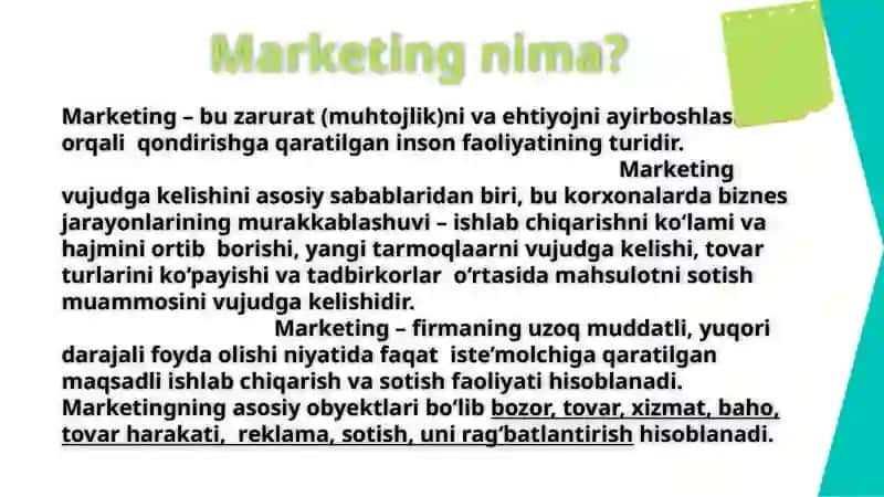 Brendni boshqarishda marketing tadqiqotlari 4