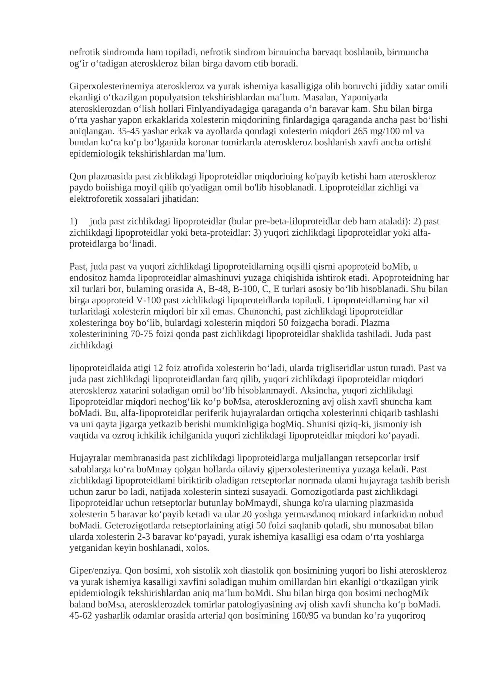 Qon tomirlar patologiyasi. Tomir anomaliyalari. Ateroskleroz. Gipertenziya. Anevrizmalar. Vaskulitlar. Vena va limfa tomirlari patologiyasi. Tomir usmalari 4