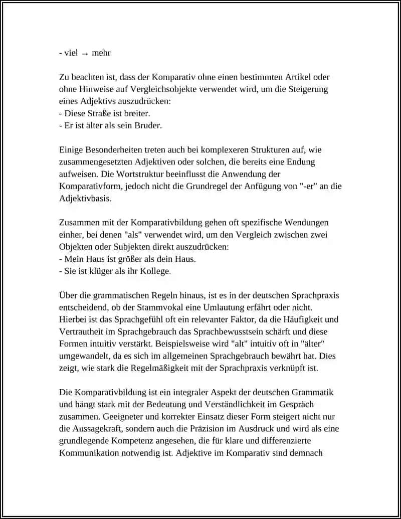 AJEKTIVE IM KOMPORATIV UND SUPERLATIV 4